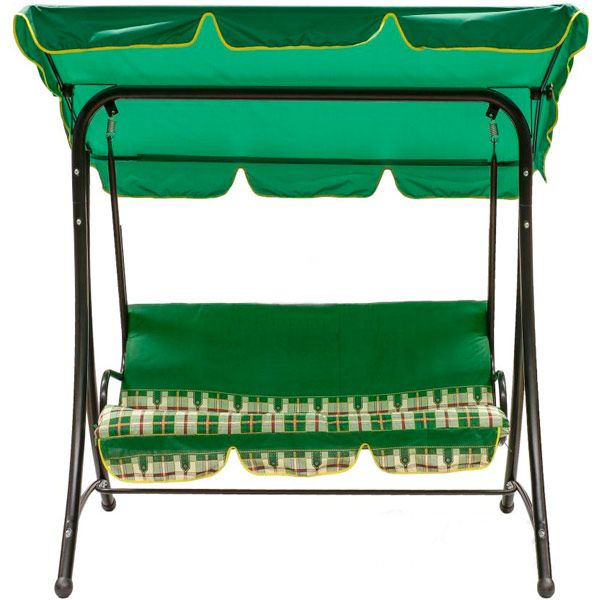 Гойдалка садова Underprice Келлі шотландка 200х113х165 см