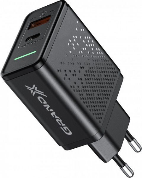 Зарядное устройство Grand-X Fast Сharge 6-в-1 PD 3.0, QС3.0, AFC, SCP, FCP, VOOC 1 USB + 1 TypeC 18 Вт CH-880