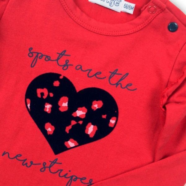 Футболка для дівчаток Dirkje р.116 червоний D36373-35 