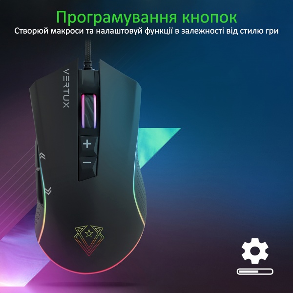 Миша Vertux Rodon USB Black 