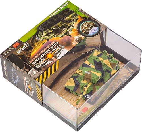 Танк на р/у Great Wall Toys Tiger микро со звуком хаки зеленый 1:72 GWT2117-1