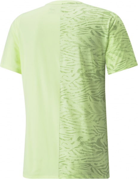 Футболка Puma RUN Graphic SS Tee M 52140237 р.XL жовтий