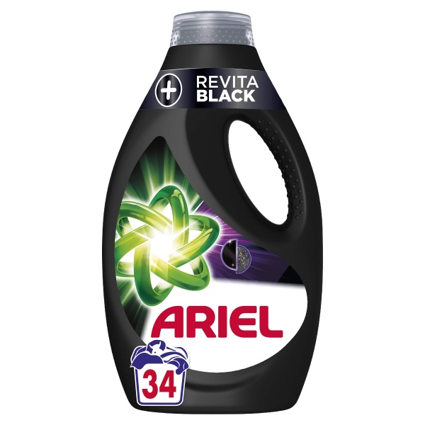 Гель для машинной и ручной стирки Ariel + Revitablack 1,7 л 
