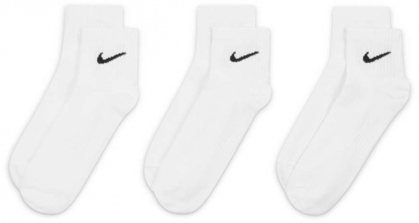 Шкарпетки Nike NIKE EVERYDAY LIGHTWEIGHT SX7677-100 р.34-38 білий