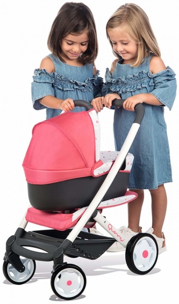 Коляска для ляльок Smoby Maxi-Cosi & Quinny 3 в 1 з люлькою, що знімається 253198