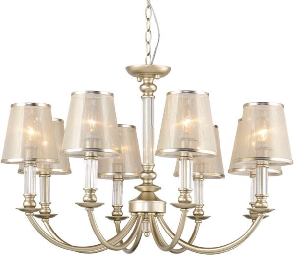 Люстра подвесная Victoria Lighting Valeria/SP8 8x40 Вт E14 бронза 