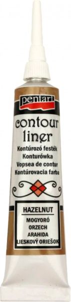 Контур универсальный ореховый с блестками 14120 1 цветов 20 мл