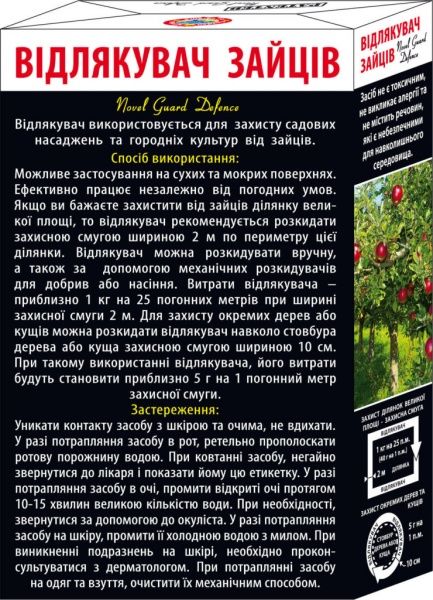 Отпугиватель зайцев Novel Guard Defence 200 г
