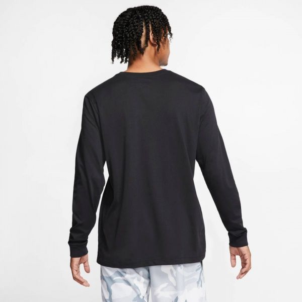 Футболка Nike M NK DRY TEE BBALL HBR LS CD1106-010 XL чорний