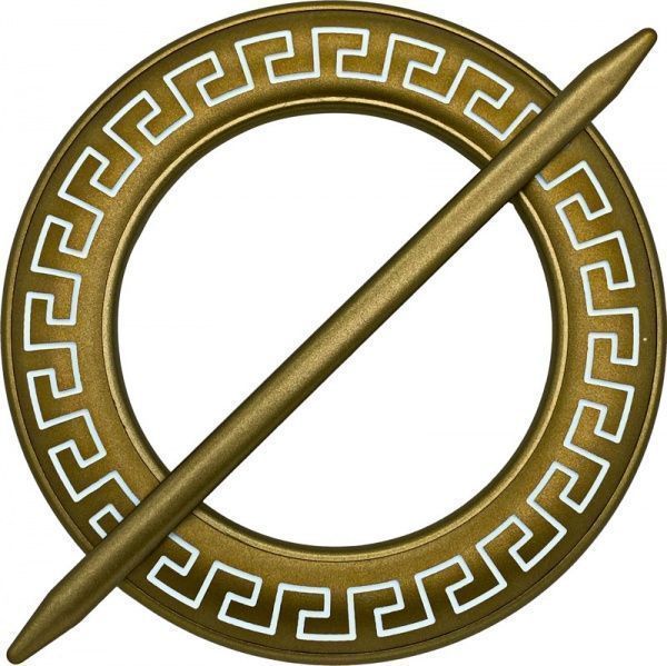 Декор Коло Афіни d150 мм антик темний С003-6 MISLT