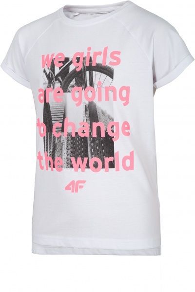 Футболка 4F HJL20-JTSD005-10S 134 белый