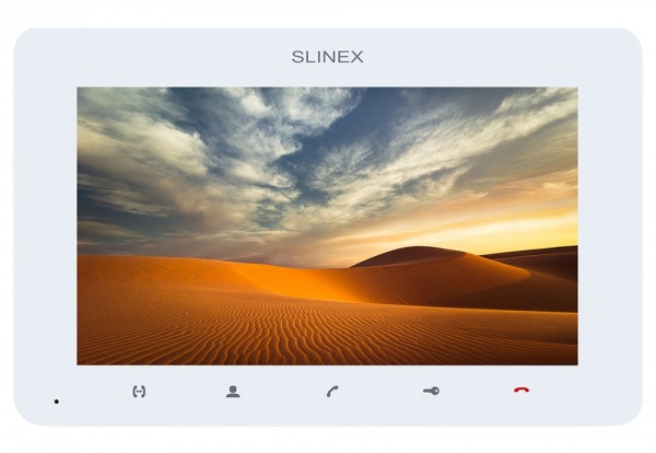 Комплект відеодомофона Slinex StarterKit Full HD білий/чорний SM-07MHD(w)+ML-16HD(bl)