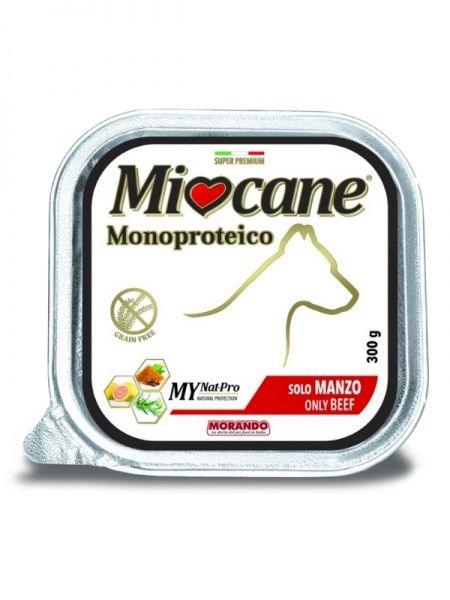 Корм Morando MioСane Monoproteico only Beef для собак, з яловичиною 300 г