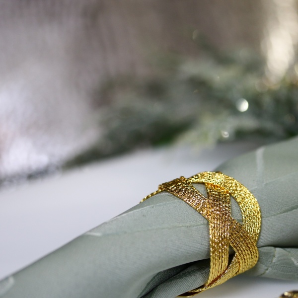 Набор колец для салфеток Golden Chic 6 шт