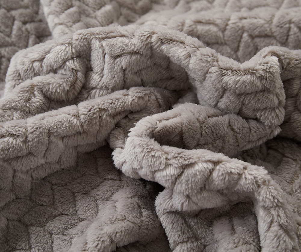 Плед Embossed Leon 160x200 см бежевый La Nuit