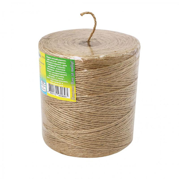 Шпагат Радосвіт джутовий трьохнитковий 1,4 мм 400 м