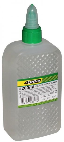 Клей с дозатором 200 мл 4-399 4Office