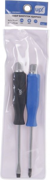 Набір викруток ударних UP! (Underprice) SL3 + PH1 x 75 мм UP-SET-IMP-2-75-1