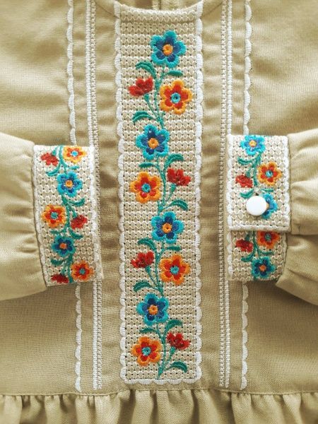 Вышиванка детская Эдельвика 239-20/00 р.140 бежевый 