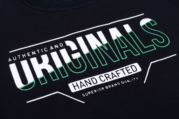 Свитшот ALG р.128 черный 321462 