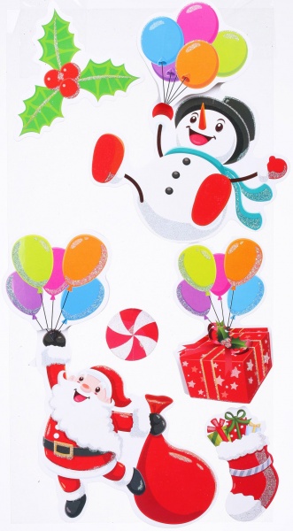 Наклейка декоративна паперова (3 дизайни) в асортименті 20x34 см