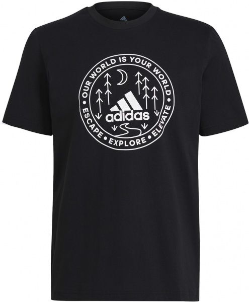 Футболка Adidas M CRCL XPLR T GL2840 L чорний