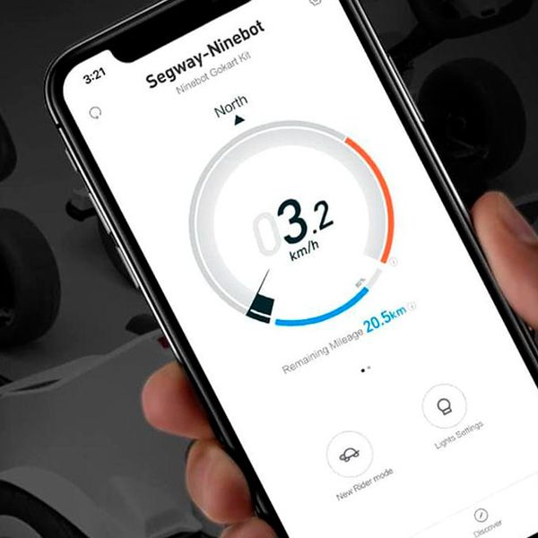 Электрокарт Xiaomi 467186 Ninebot GoKart Kit White