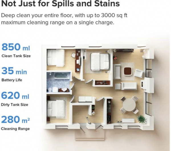 Пылесос Roborock Dyad Wet and Dry Vacuum Cleaner black/white 