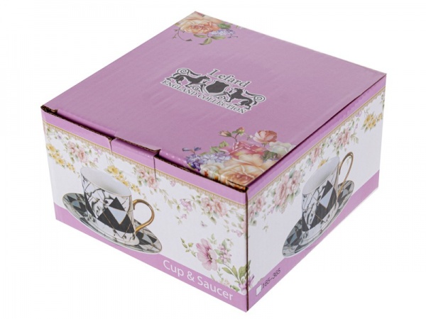 Чашка чайна з блюдцем Авангард 220 мл Lefard