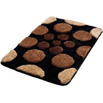 Килимок для ванної Dots 50x80 см бежевий