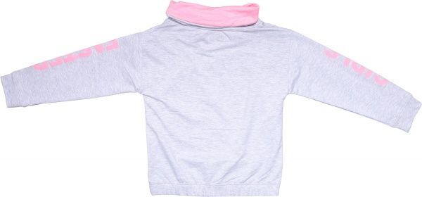 Свитшот LINCOLN&SHARKS р.164 серый/красный/розовый 