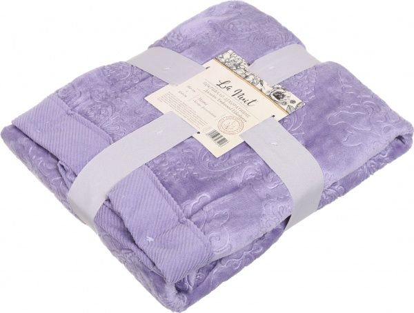 Покрывало Embossed Elderberry 160x220 см La Nuit фиолетовый 