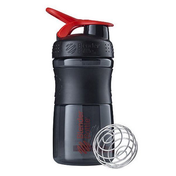 Шейкер Sport Mixer 590 мл black/red — фото 1