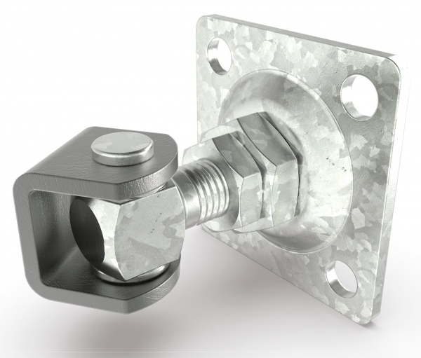 Петля STOREHOUSE з пластиною SHFE-01.03-03 М16 d16 68мм цинк універсальна 1 шт.