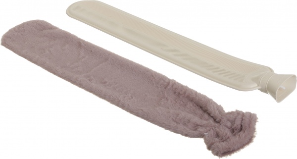 Подушка-грелка Резиновая KM в чехле из искусственного меха 72x12 см в ассортименте 