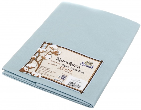 Підковдра бязь диз.13 145x215 см сіро-блакитний Ярослав 