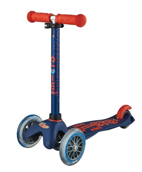 Самокат Micro Mobillity Systems Mini Micro deluxe navy blue темно-синий ММD073 