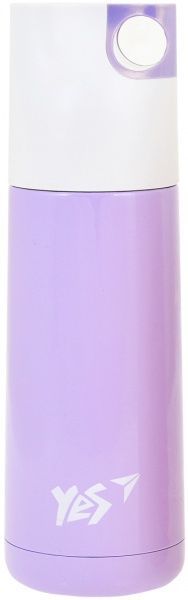 Термочашка 370 мл YES Pastel фіолетовий 706725