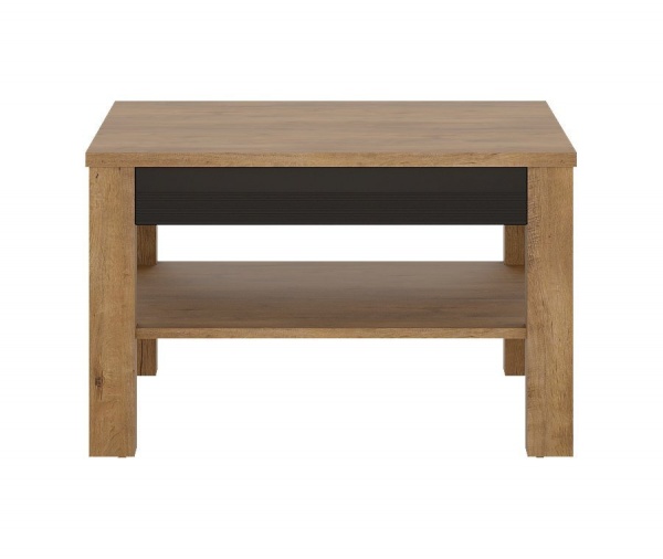 Стіл журнальний Havana HAVT01 дуб лефкас/чорний 750x750x476мм Meble Wojcik 