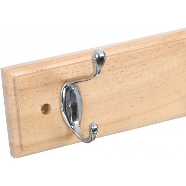 Вешалка для одежды VI тип 1+1 хром/сосна