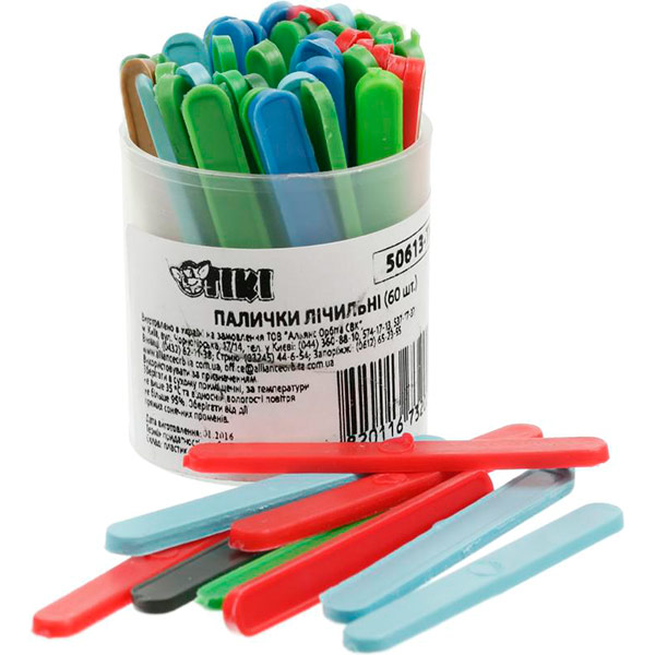 Счетные палочки Navigator цветные 60 шт. 