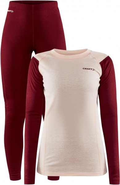 Комплект термобілизни Craft CORE WARM BASELAYER SET W 1909708-488718 р.S червоний