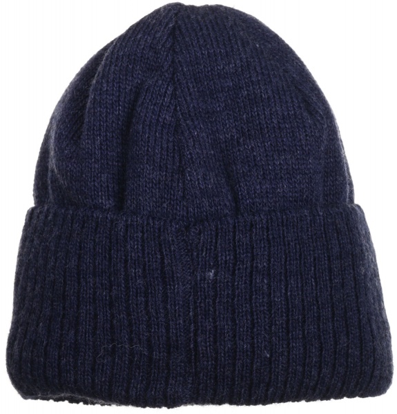 Шапочка дитяча для хлопчика Kraft+ р.50-52 темно-синій меланж 1624 