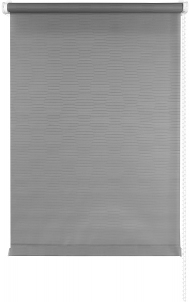 Ролета мини Delfa Жаккард Модерн 57x170 см серая 