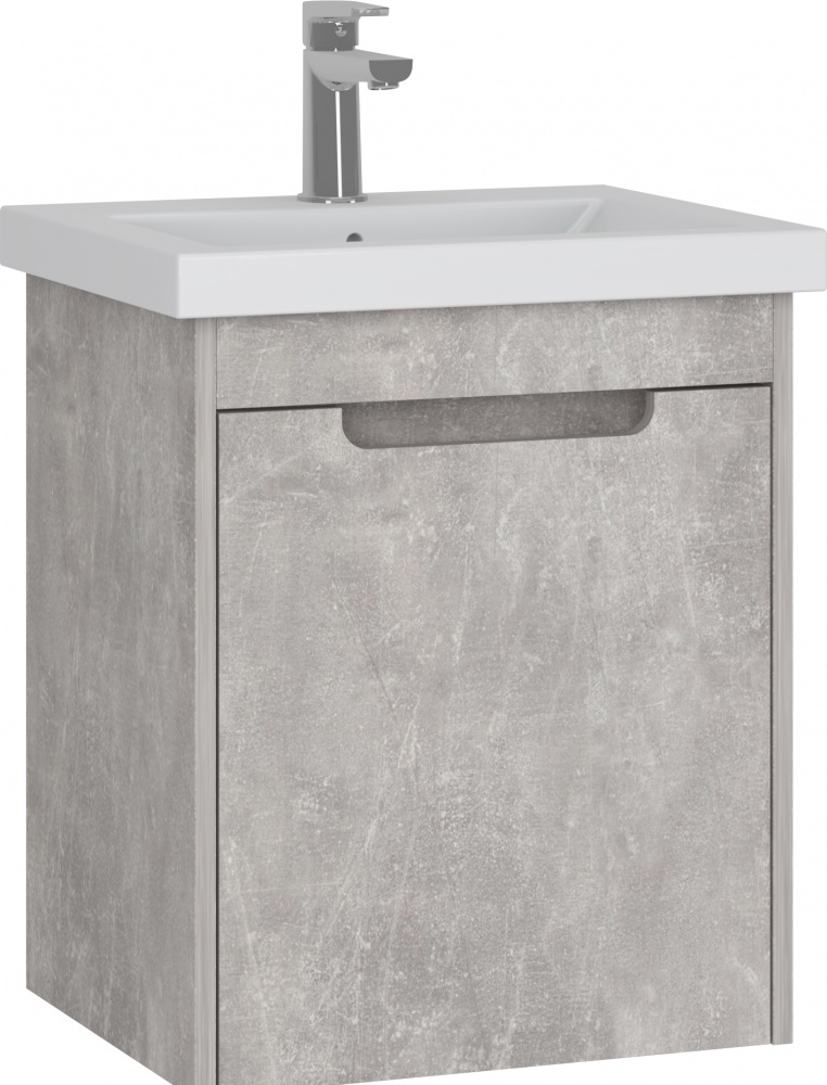 Тумба консольна Грейд Lina бетон під умивальник Como 50