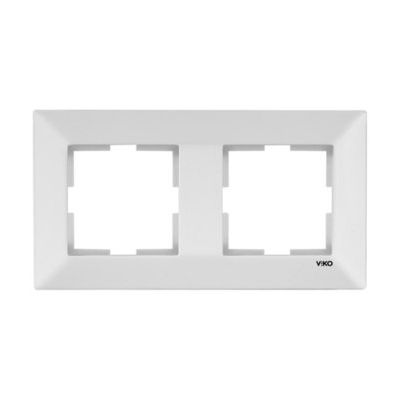 Рамка Viko Meridian двойная белая