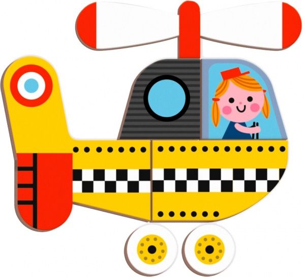 Игра настольная Janod Magneti'book Транспорт J02715