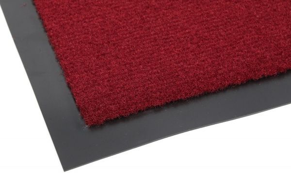 Коврик VEBE Floorcoverings Assorti PA 90х120см черный с красным