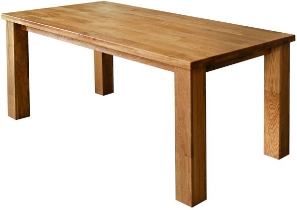 Стол обеденный дубовый прямой 1600x800x750 мм 