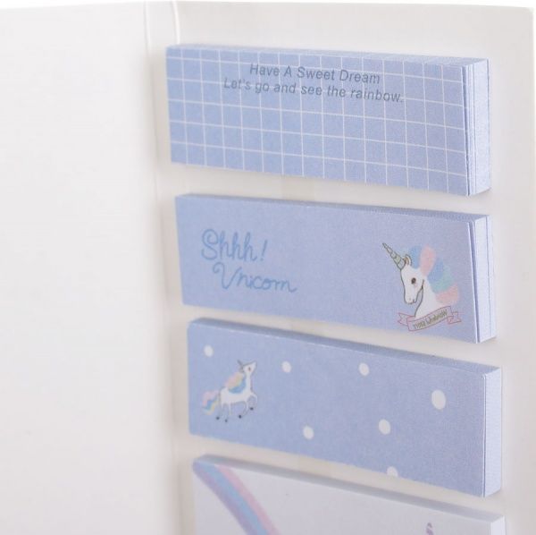 Блок паперу Єдиноріг фіолетовий